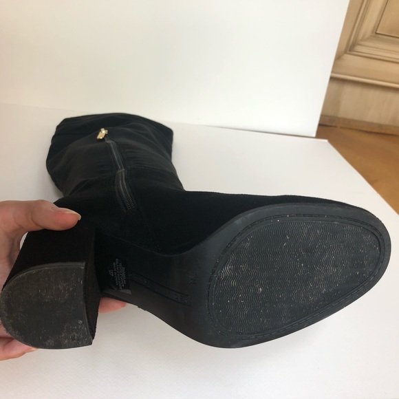 Tommy Hilfiger Black Neela2 Knee High Riding Boots - Picture 14 of 16